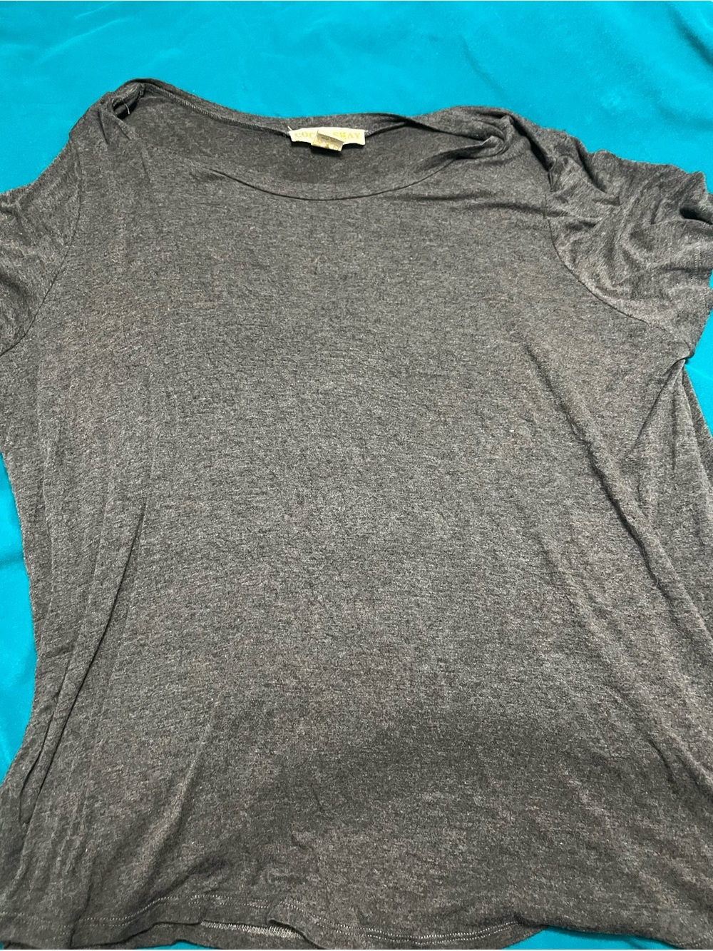 Women's Heather Gray Short Sleeve Crewneck Tee